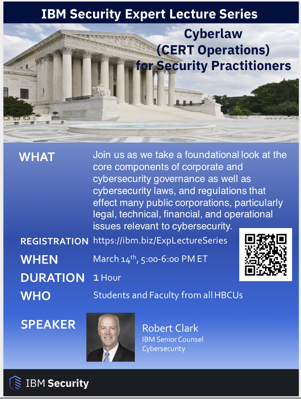 IBM Security Expert Lecture Series